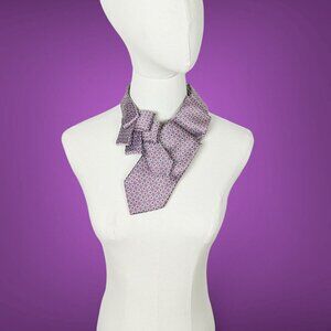 Women's Ascot Scarf - Plum Women's Tie - Purple Scarf